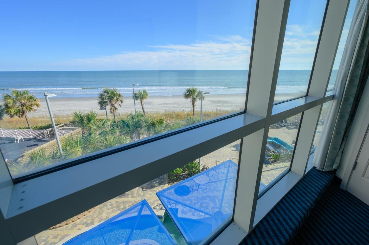 New Ocean Front Corner Unit Aparthotel Myrtle Beach Bagian luar foto